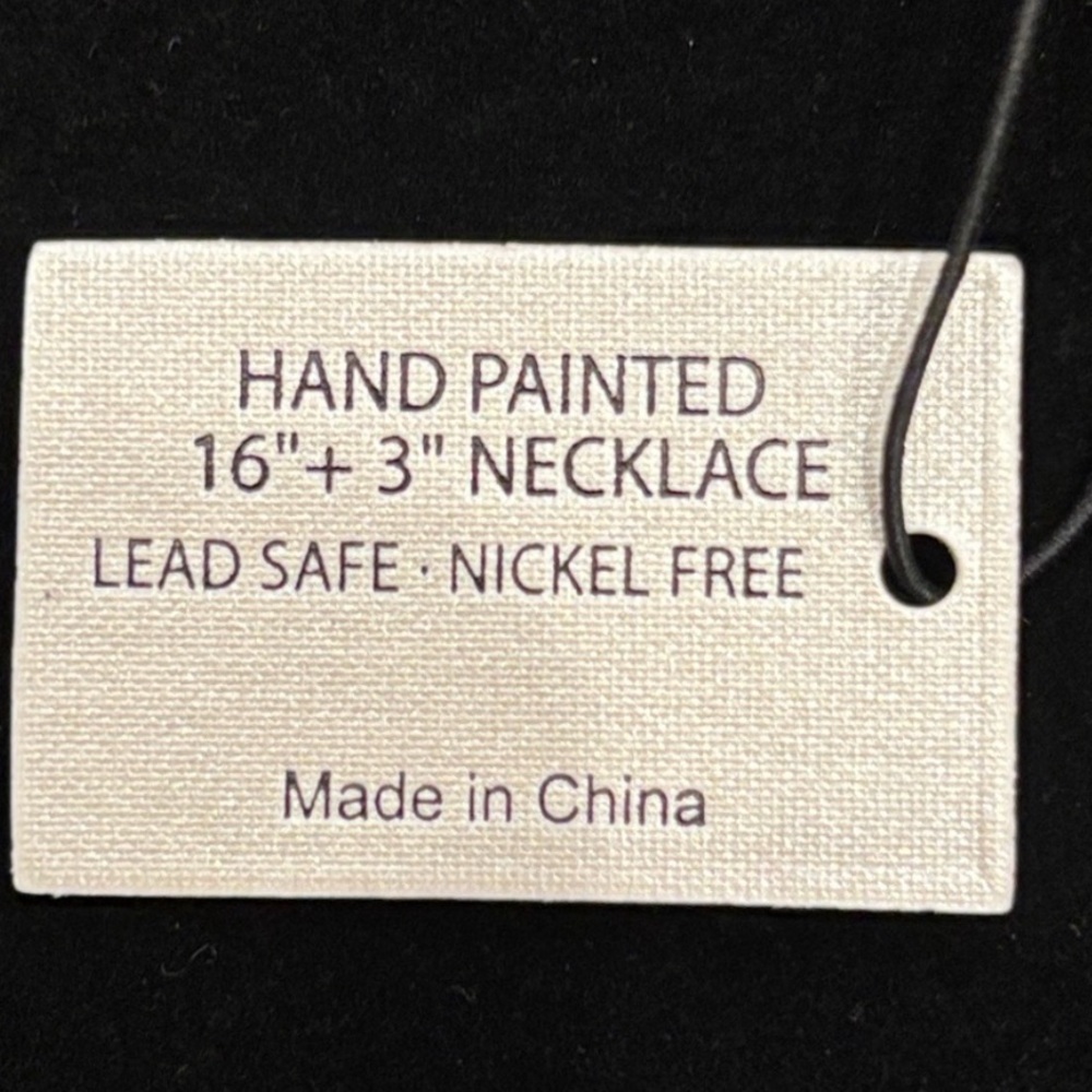 NWT ⚜️🦓⚜️ Piper K Beautiful Zebra Pendant Chain Necklace - Picture 4 of 7